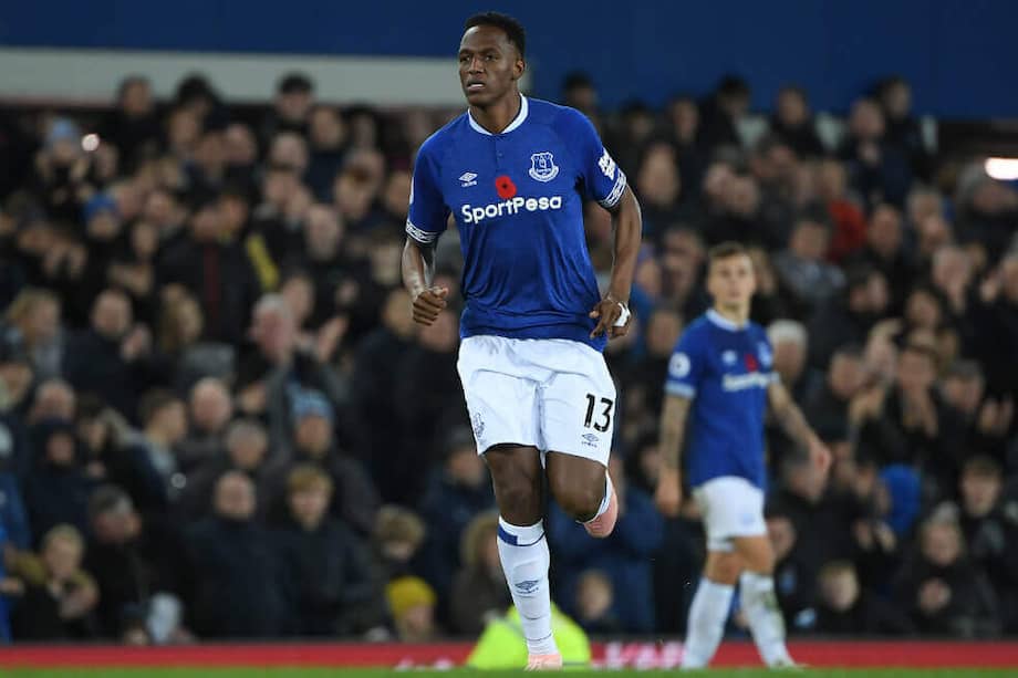 El Everton ocupa la posición 13 en la clasificación de la Premier League con 14 puntos. / AFP