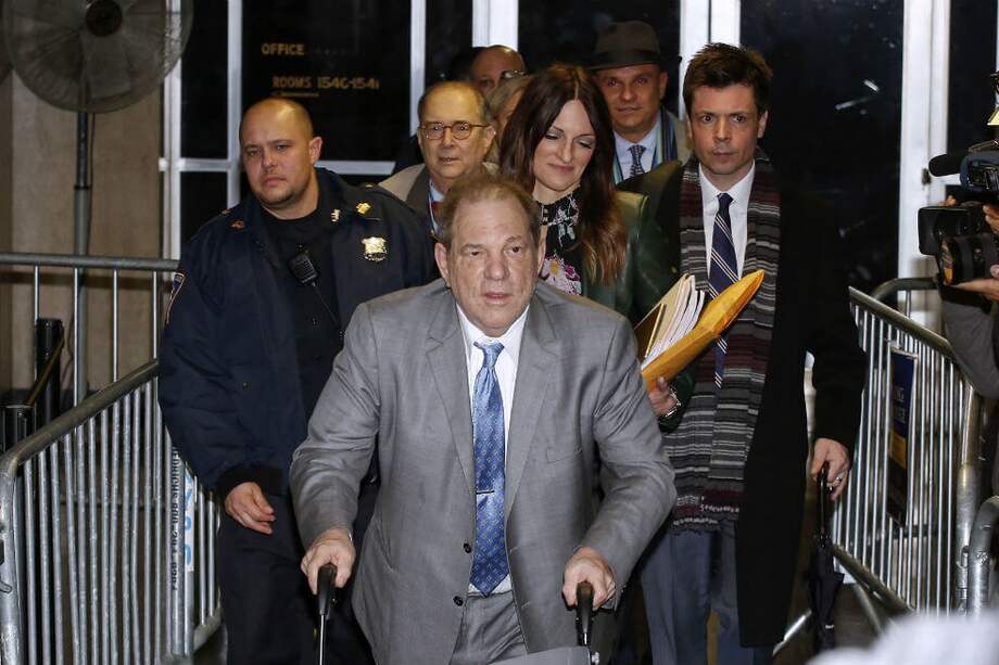 Harvey Weinstein, el famoso productor de cine de 67 años cuyas películas ganaron 80 premios Óscar. / AFP