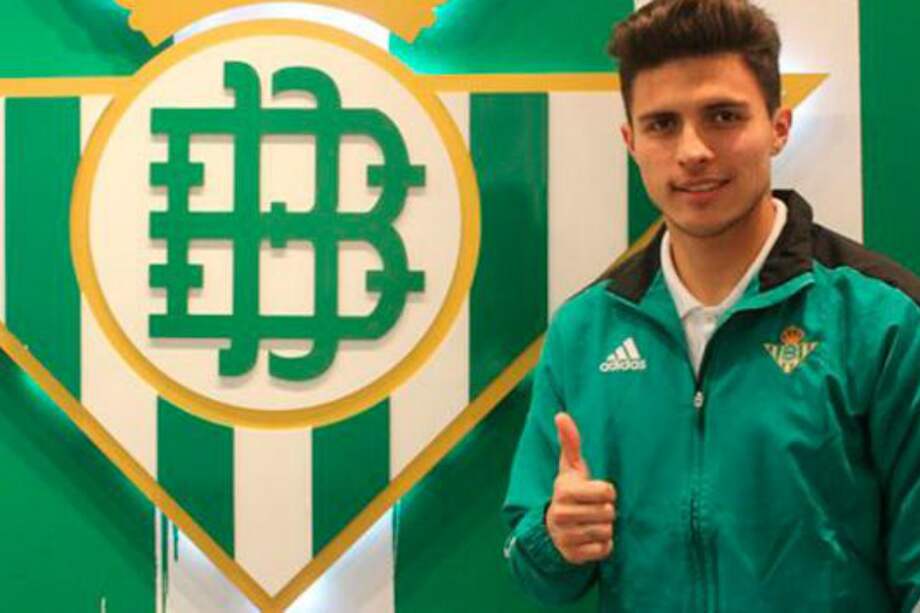 Juan José Narváez, delantero del Betis de España. / Cortesía