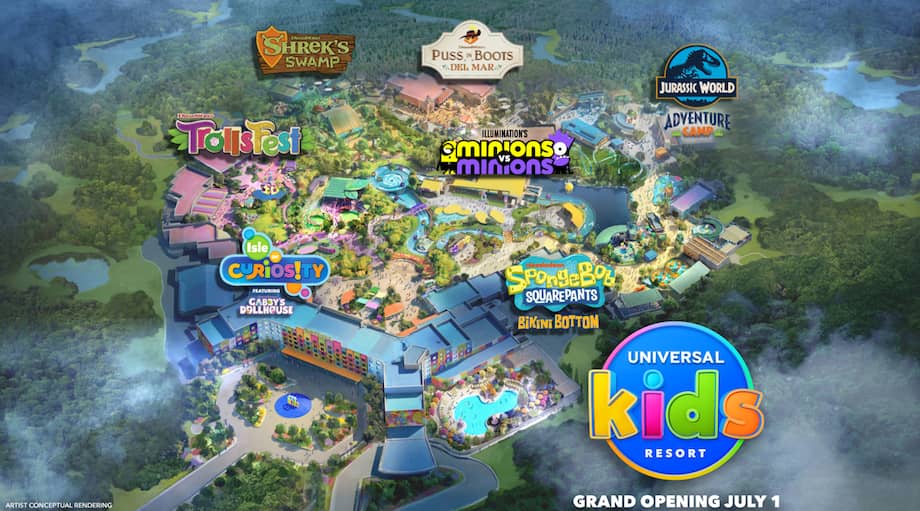 Shrek, Minions y Bob Esponja tendrán un nuevo hogar: Universal abrirá un parque para niños