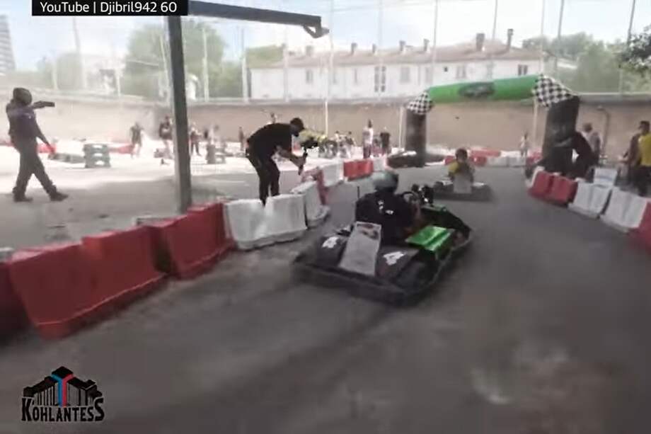 Captura de pantalla del video tomado dentro de la prisión.