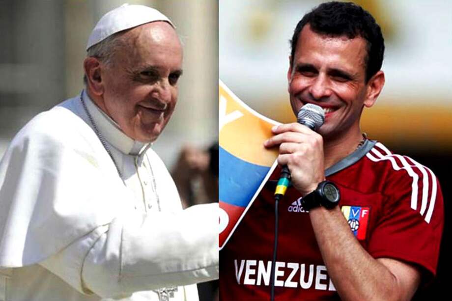 Capriles solicita encuentro con el papa Francisco