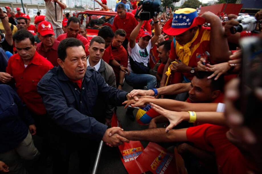 Hugo Chávez, presidente de Venezuela. Foto: EFE