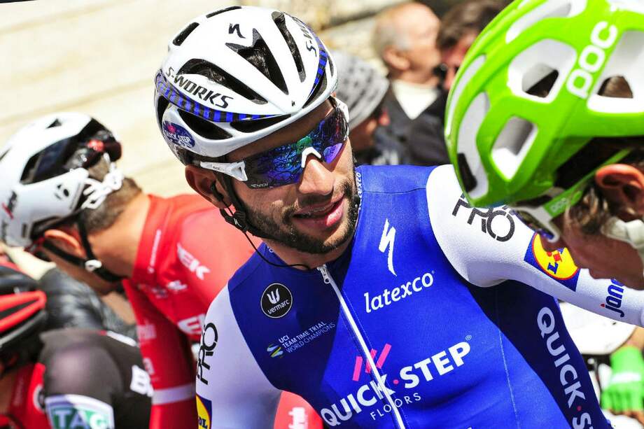 Fernando Gaviria, pedalista del Quickstep Floors. / EFE