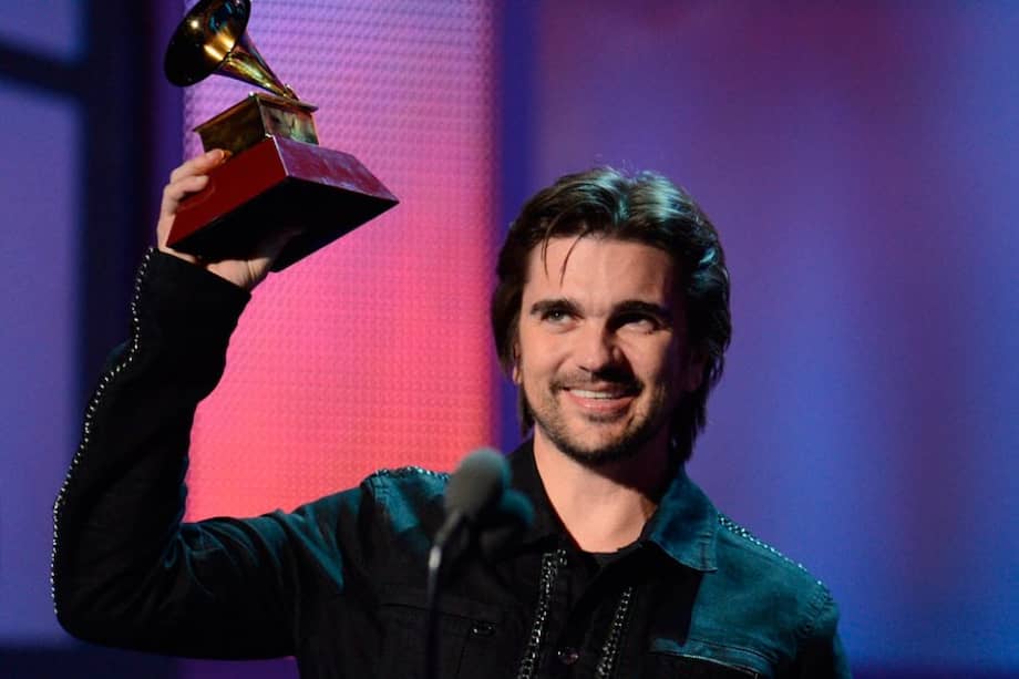 Juanes obtuvo dos Premios Grammy Latino en una noche de lujo en las Vegas. Foto: AFP