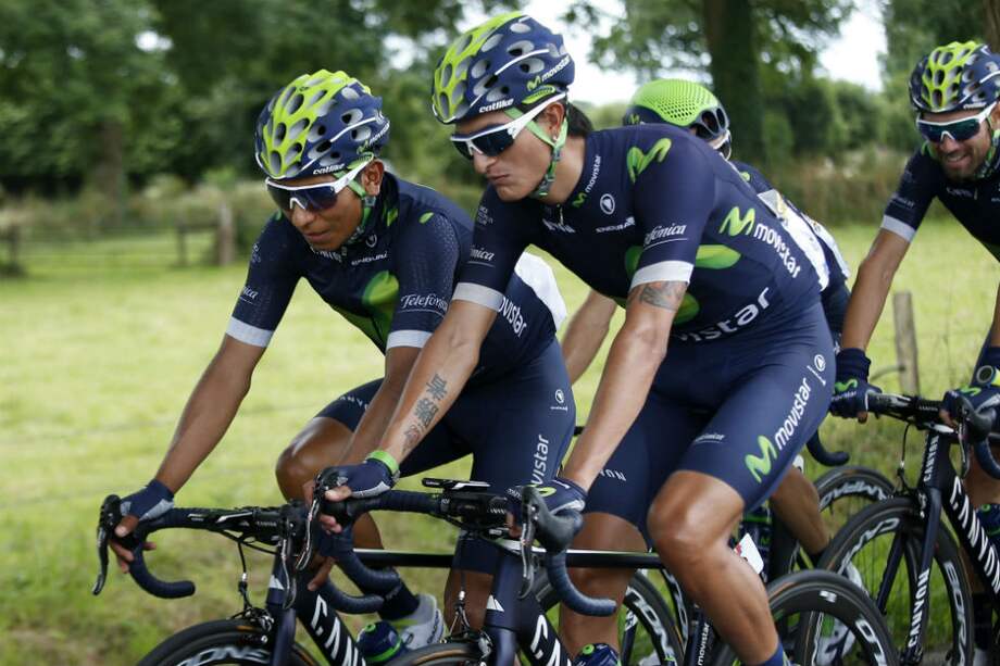 Nairo Quintana y Winner Anacona podrían hacer parte de la carrera 2.1 Colombia Oro y Paz. / AFP