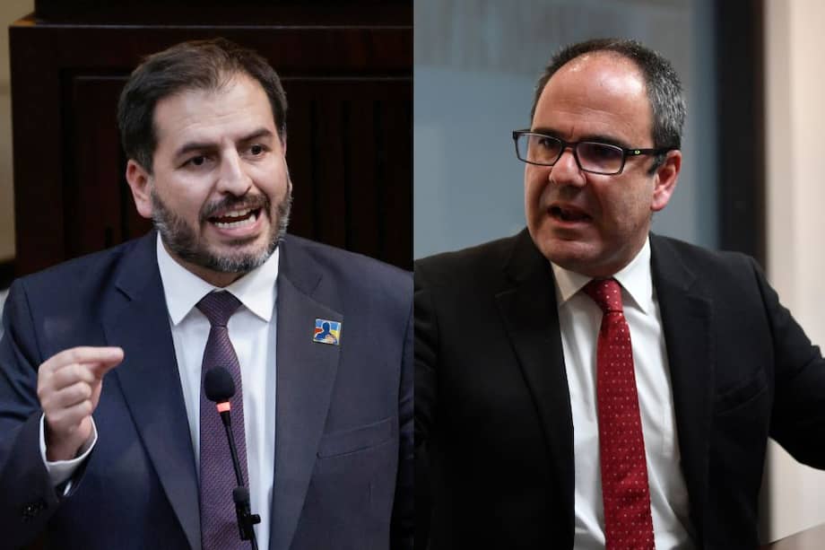 El senador Andrés Forero y el director del Centro Democrático, Gabriel Vallejo, cuestionaron la decisión de "desnombrar" a Carolina Soto en la CCI.