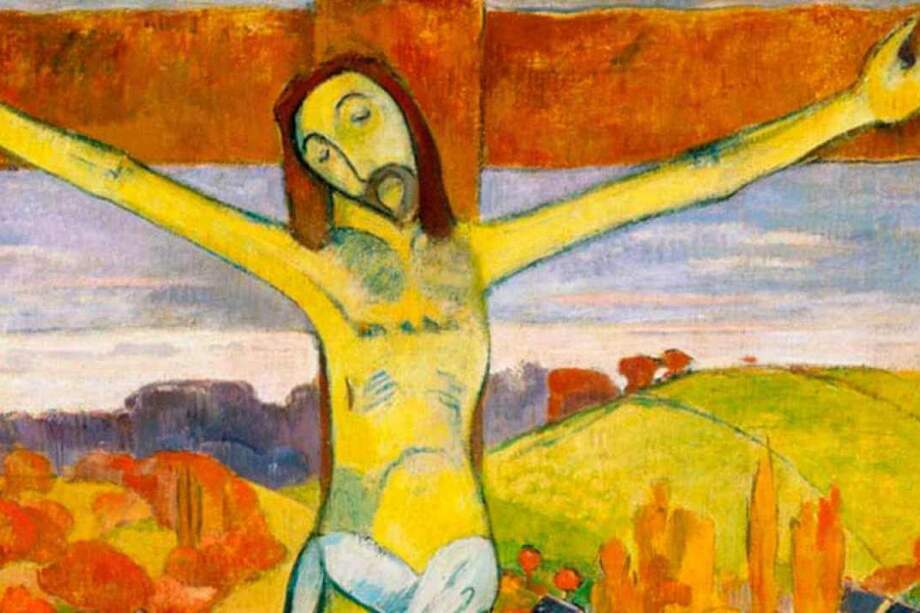 El Cristo amarillo. Paul Gauguin. 1889. Detalle. / Cortesía