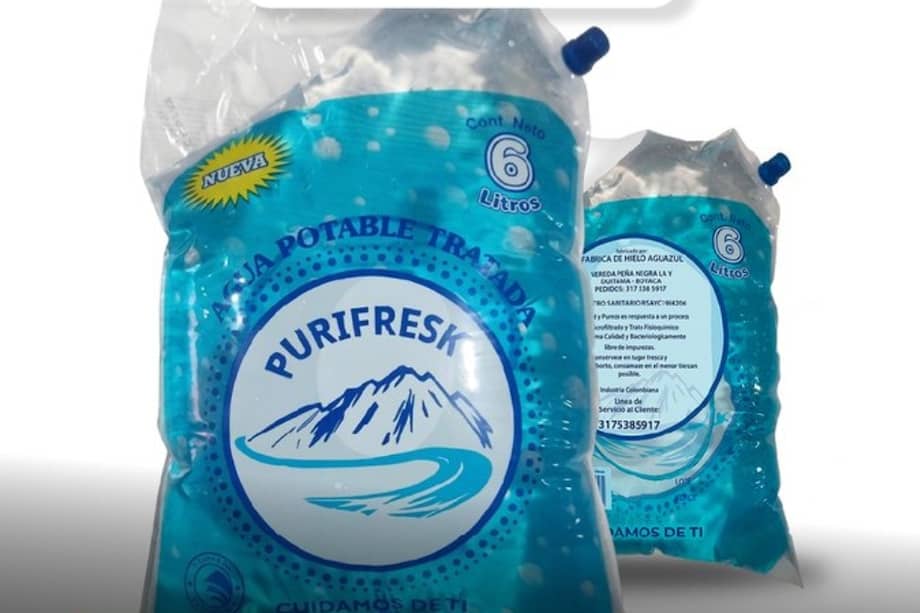 La alerta del Invima es sobre la comercialización del agua tratada de la marca Purifresk.