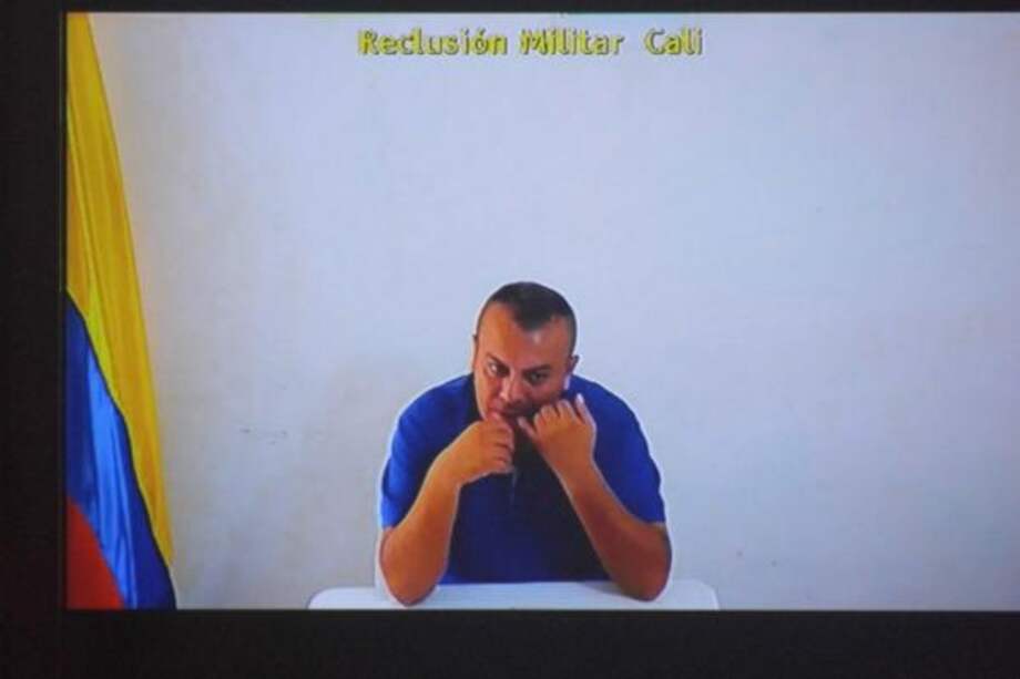 Pedro Antonio Gámez Díaz durante el juicio oral condenatorio / Colombia Informa