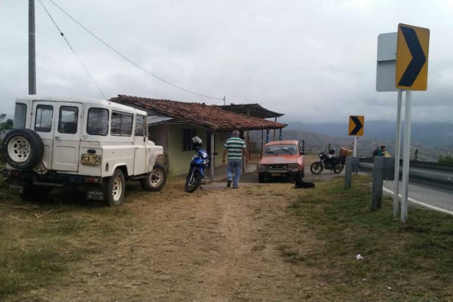En esta zona se perpetró el doble crimen. /Archivo particular