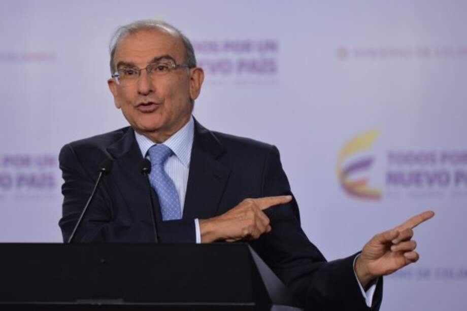 El jefe del equipo negociador del Gobierno con las Farc, Humberto De la Calle.