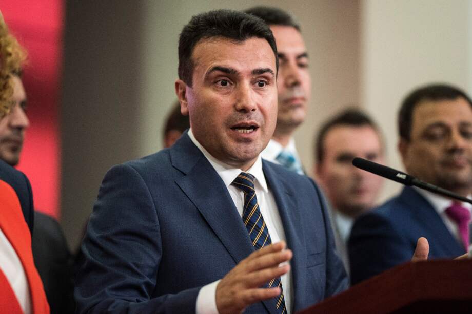 Zoran Zaev, primer ministro de Macedonia. / AFP