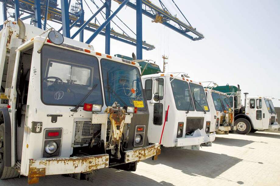 Los camiones comenzaron a salir el viernes hacia Bogotá. / Yomaira Grandett, ‘El Tiempo’