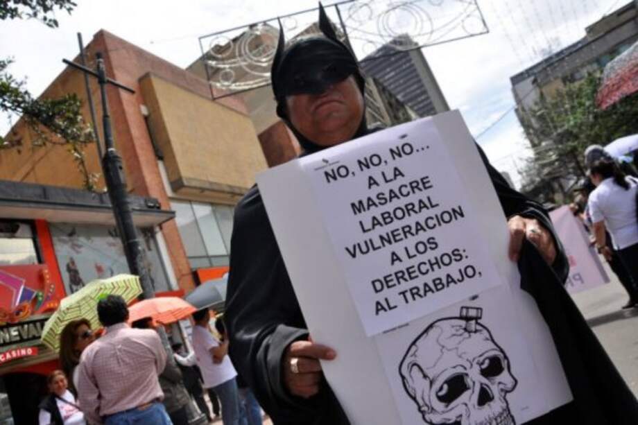 Protestas de la rama de la Justicia.