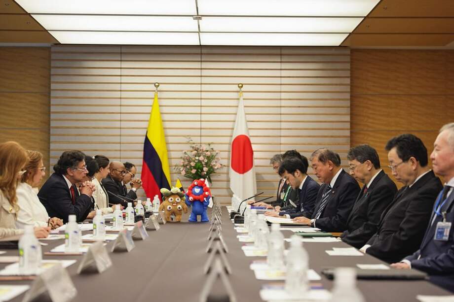 El presidente Gustavo Petro se reunió con el primer ministro japonés, Shigeru Ishiba.
