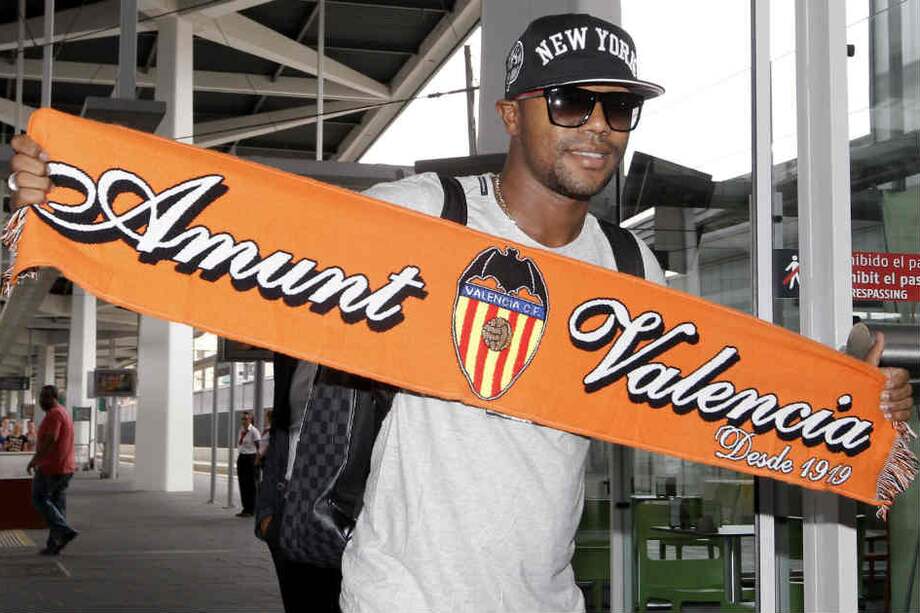 Dorlan Pabón es uno de los delantero estrella del Valencia español.