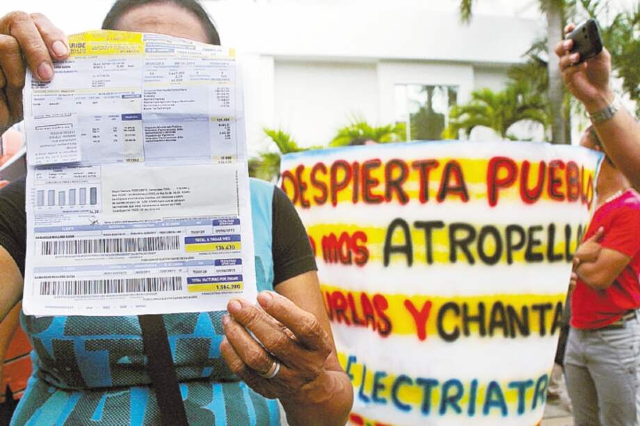 Siguen las protestas en varias regiones de la costa Caribe por el mal servicio prestado por Electricaribe. / Samuel Lozada