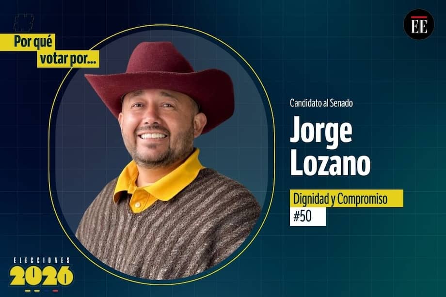 Jorge Hernando Lozano, candidato al Senado.