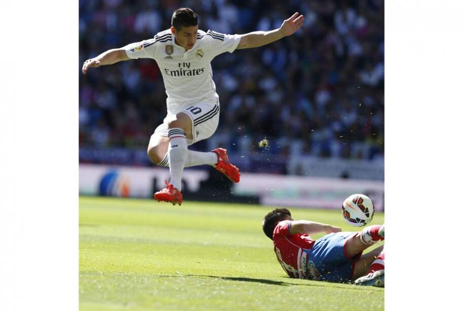 James Rodríguez regresó a las canchas tras dos meses de ausencia. Foto: EFE