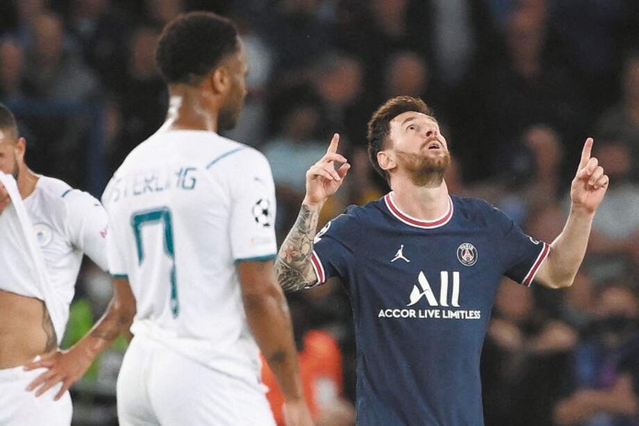 En la ida, Paris Saint-Germain venció por 2-0 a Manchester City. Leo Messi anotó en ese partido de la fecha 2 de la fase de grupos de Champions.