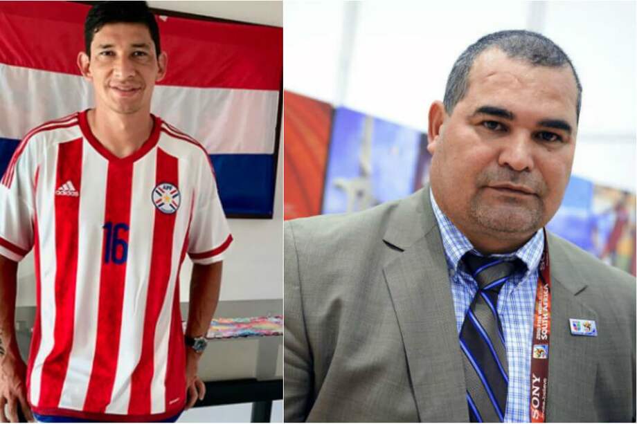 Roberto Ovelar (izq.) y Jose Luis Chilavert. / EFE y Archivo particular