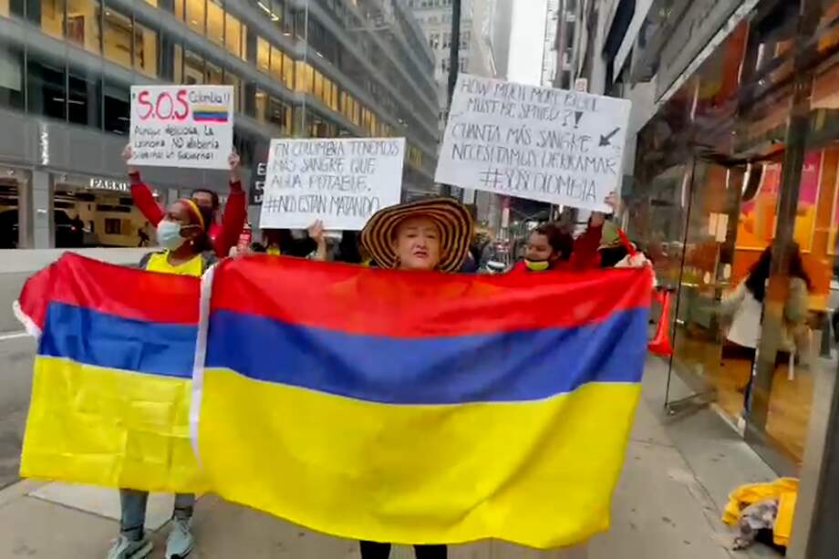 Paro Nacional en el mundo: las manifestaciones de colombianos en otros países se robaron la atención en redes sociales.