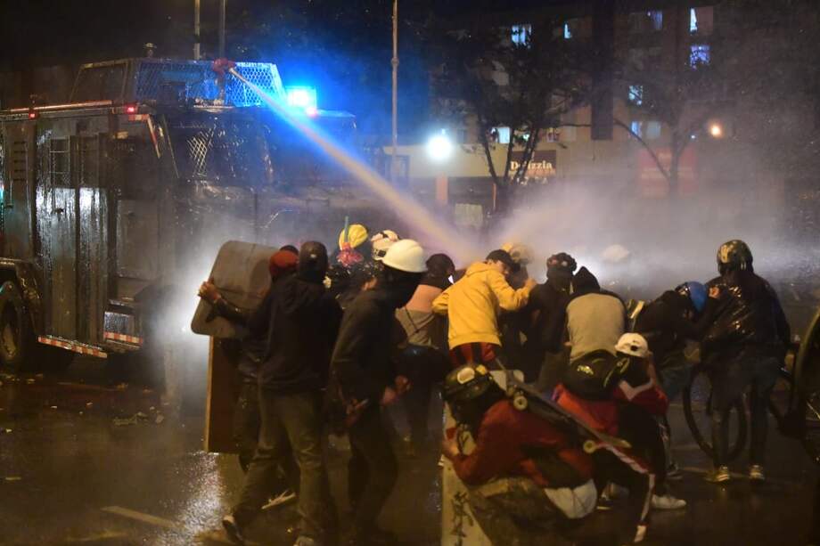 Una vez más, esta zona del sur de Bogotá, fue centro de disturbios y enfrentamientos entre el Esmad y manifestantes.