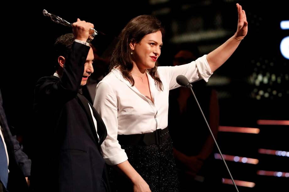 La chilena Daniela Vega se ha convertido en la primera actriz transexual en participar en la presentación de la gala de los Oscar. / EFE - Jorge Nuñez