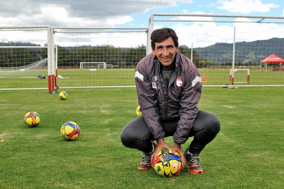Cristian Garavito - El Espectador / Gustavo Costas, técnico de Independiente Santa Fe.