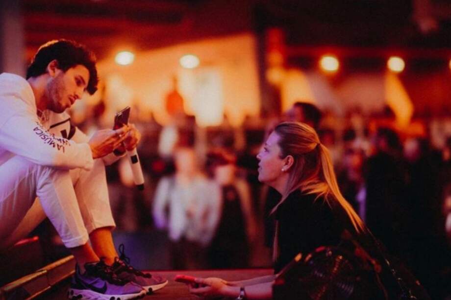 Sebastián Yatra y Mariana Salazar.