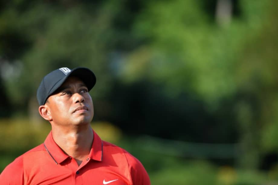 Tiger Woods pasó 683 semanas en el primer lugar del escalafón mundial y ahora es el número 786. / AFP