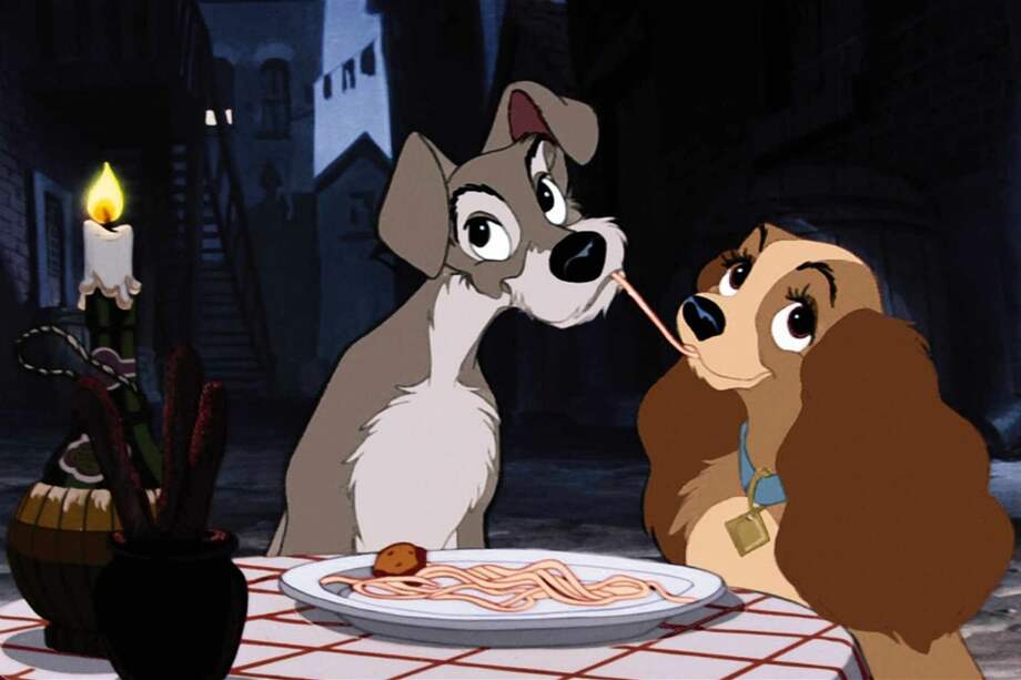 Imagen de la versión original de "La dama y el vagabundo". / DISNEY - Archivo