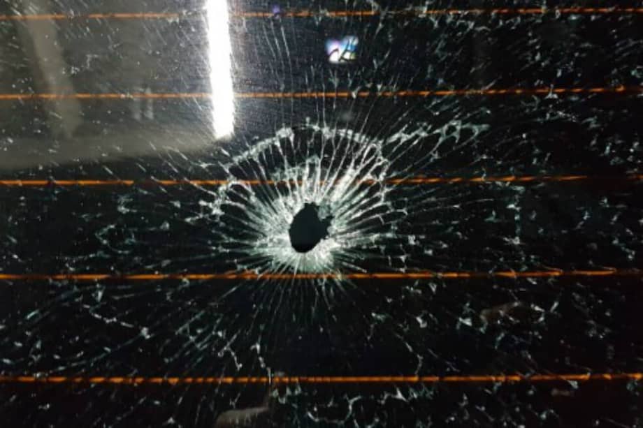 El ataque ocurrió a las 8:30 de la noche en el centro de Medellín. / Cortesía