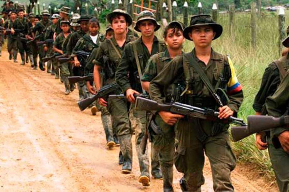 Guerrilleros de las Farc. Foto: Archivo.