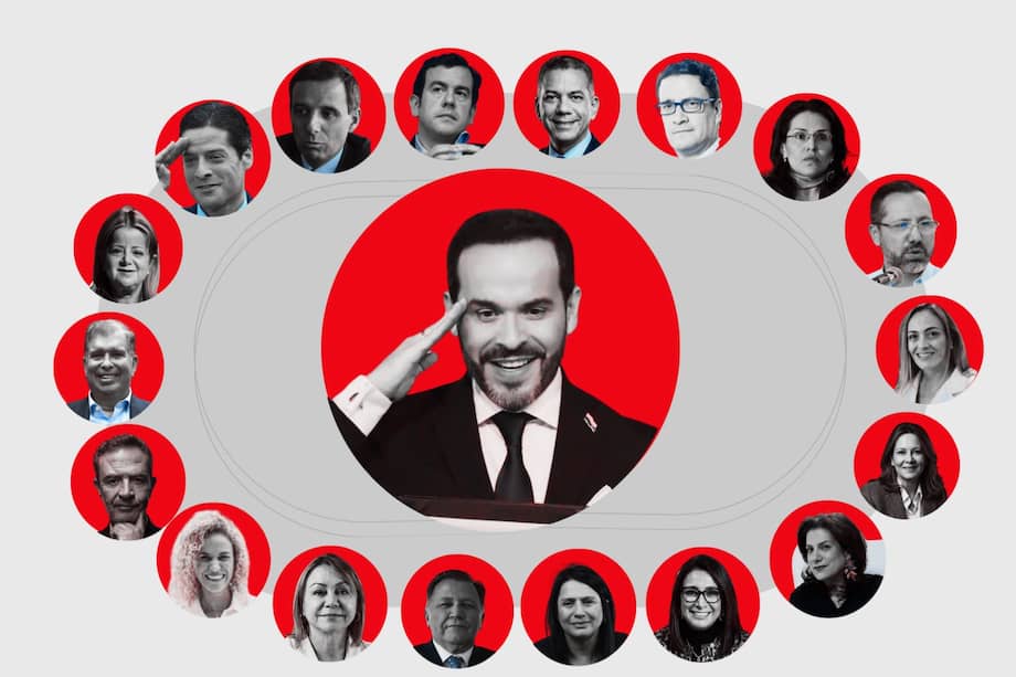 Estos son los 18 ministros que acompañarán a Abelardo de la Espriella a partir de este 7 de agosto.