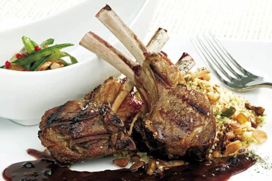 Costillas de cordero con cous cous