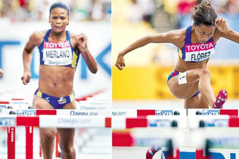 Merlano y Flórez clasificaron a las semifinales de 100 metros vallas en Moscú