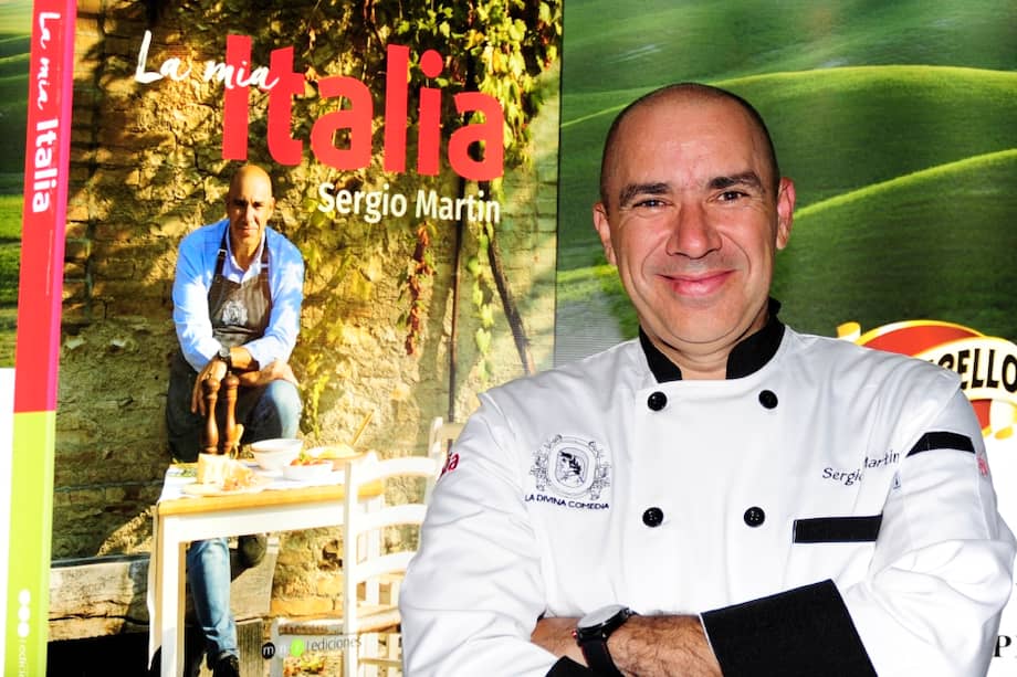 El chef Sergio Martin dice que dedica a la cocina más de 18 horas diarias. / Cortesía