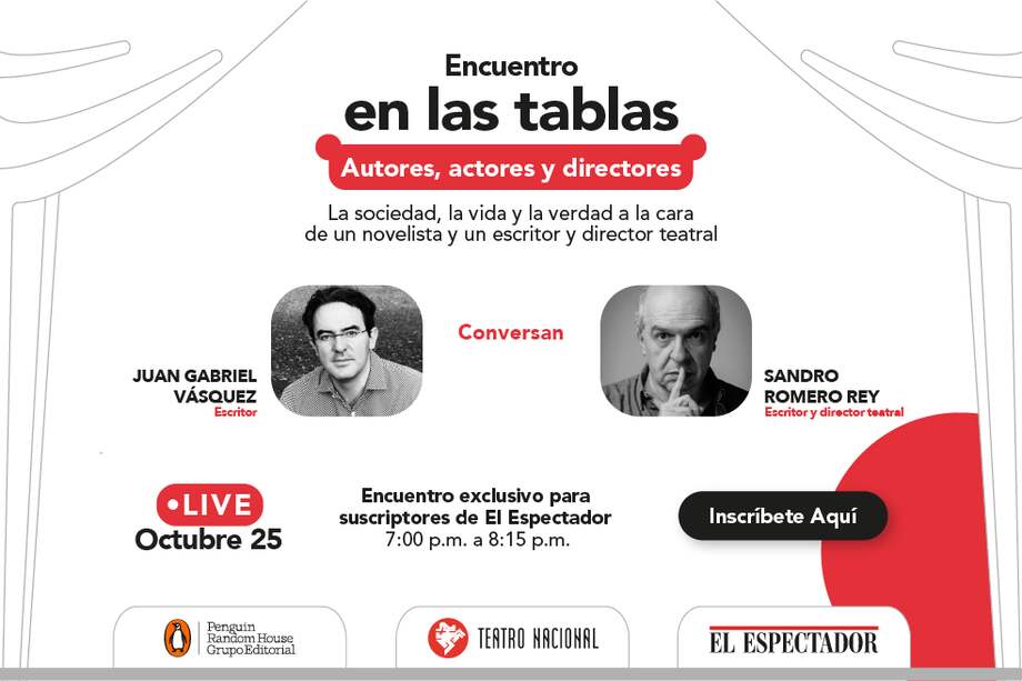 Juan Gabriel Vásquez en conversación con los suscriptores de El Espectador