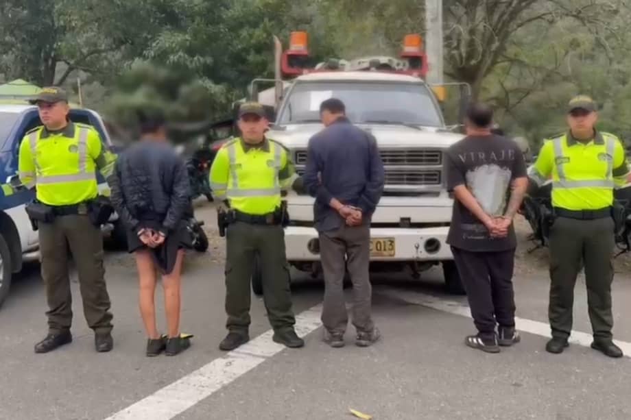 Uno de los tres capturados registra antecedentes judiciales por el delito de tráfico, fabricación o porte de estupefaciente.