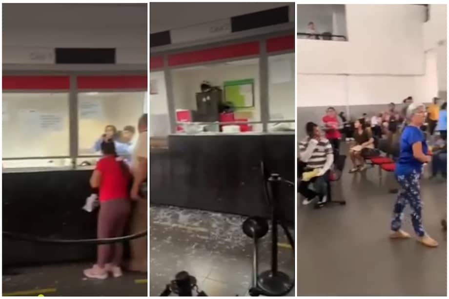 El video fue tomado por un ciudadano que se encontraba en las instalaciones de la oficina de Registro de Instrumentos Públicos de Cali.