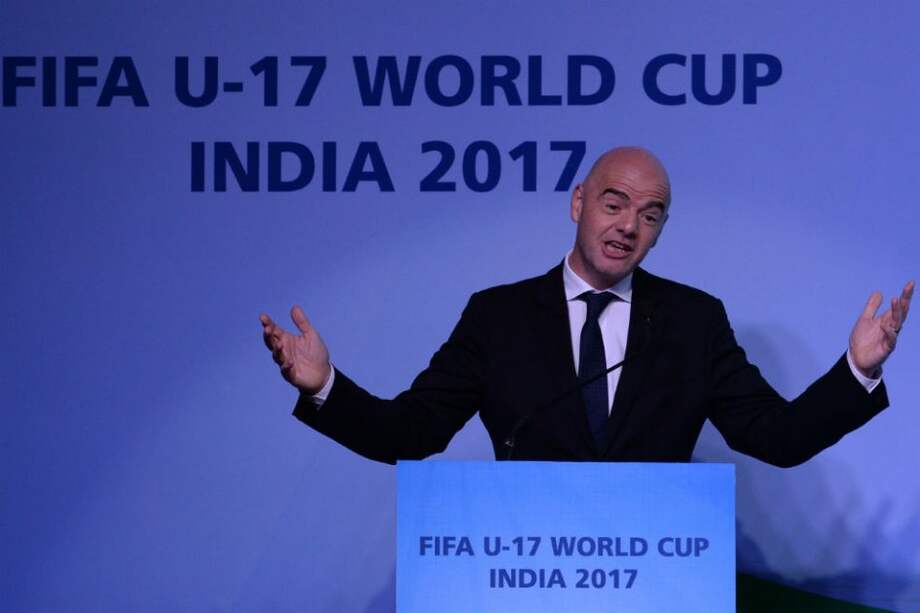 Infantino, presidente de la FIFA. Foto: AFP