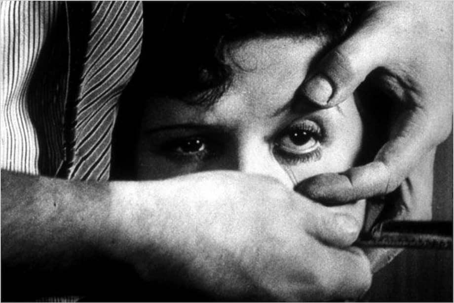 Una de las imágenes esenciales de "Un perro andaluz" (Un chien andalou), de Luis Buñuel, surgida de un sueño del director español. / Cortesía