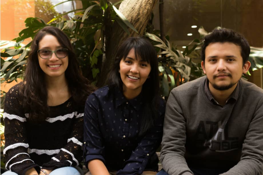 Laura Villa, Sandy Castañeda y Andrés Rubio, equipo del corto documental Vida Brava. / Cortesía