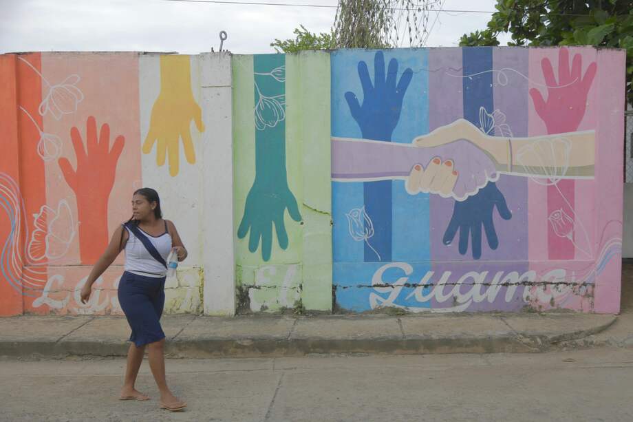 Mural de Somos Comunidad en El Guamo, Bolívar.