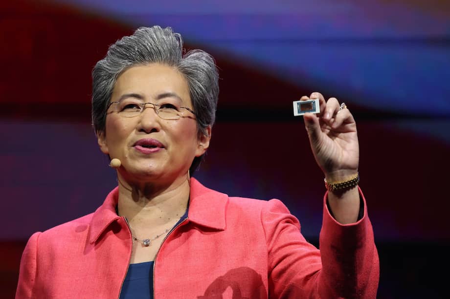 Bajo el mandato de Lisa Su, que acaba de cumplir su décimo aniversario al frente de AMD, la compañía ha eclipsado a su eterna rival, Intel Corp., en valoración de mercado. EFE/EPA/RITCHIE B. TONGO
