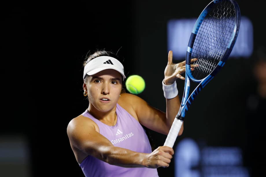 María Camila Osorio, ídola del tenis colombiano.