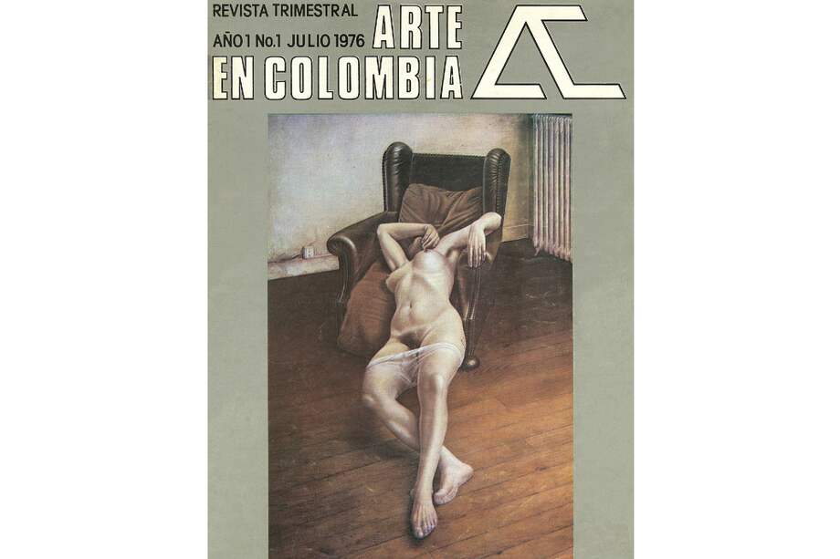 Portada de la revista “Arte en Colombia” (1991). Segunda edición de la primera portada de la publicación, año 1, Nº 1, julio de 1976. / Cortesía Archivo “Art Nexus – Arte en Colombia”