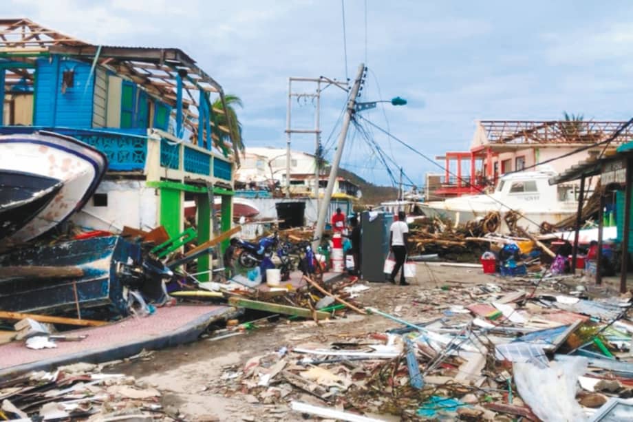 El 98% de la población de Santa Catalina quedó sin hogar. Fotos: Ronald Camargo